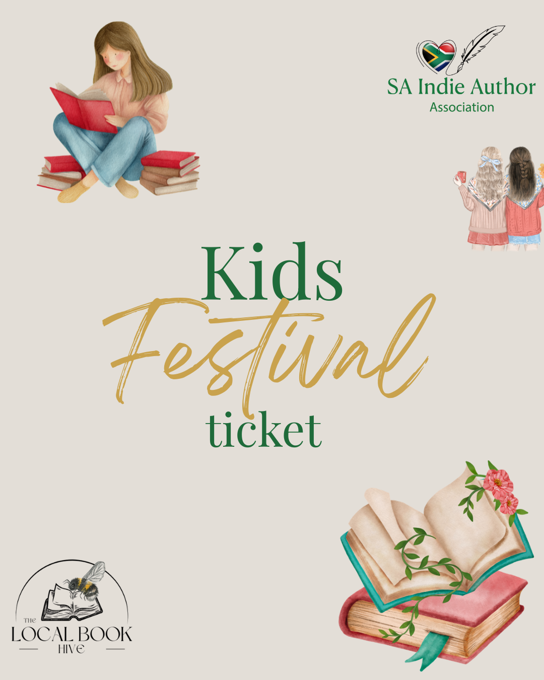 Mzansi Bookfest 2027 Kids' Bird Ticket (14 years and under)